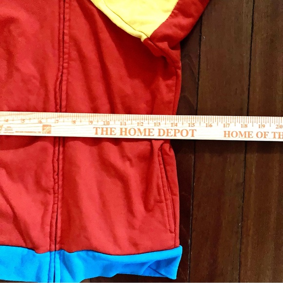 The Simpsons Bart Simpson Boys Full Zip Cosplay Costume Sweatshirt Hoodie M - Picture 7 of 8